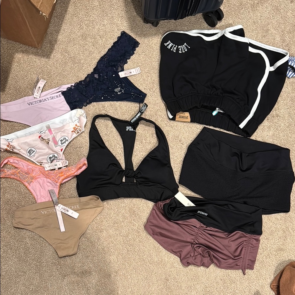 Victoria's Secret swim and thong bundle  Size small